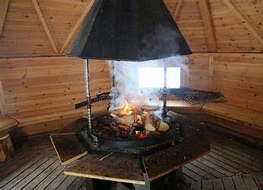 Feu de bois au cœur du Kota Grill
